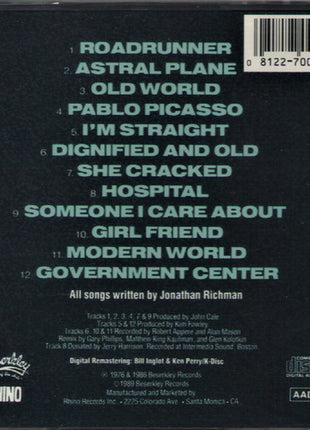 The Modern Lovers : The Modern Lovers (CD, Album, RE, RM)