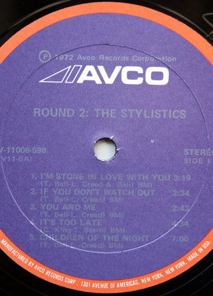 The Stylistics : Round 2 (LP, Album, Fir)