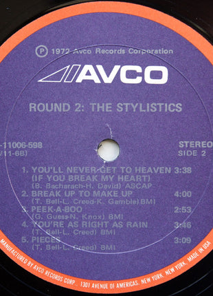The Stylistics : Round 2 (LP, Album, Fir)