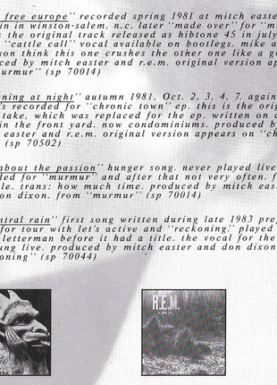 R.E.M. : Eponymous (CD, Comp, RP)