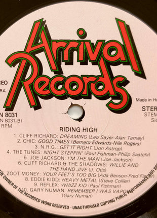 Various : Riding High - The Original Film Soundtrack (LP, Album, Comp)