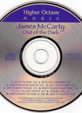 Jim McCarty : Out Of The Dark (CD, Album)