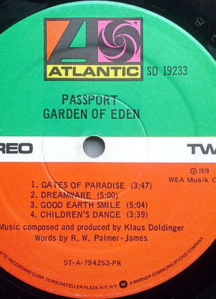 Passport (2) : Garden Of Eden (LP, Album, PR)