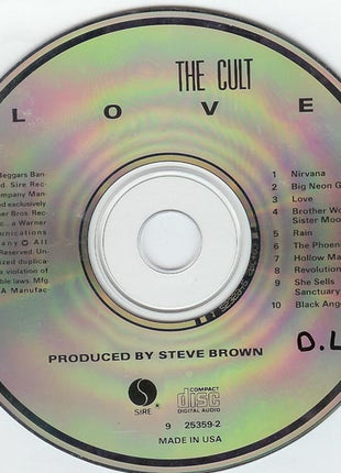 The Cult : Love (CD, Album, RE)