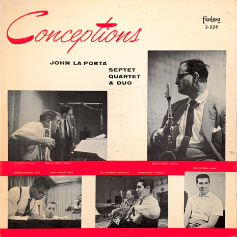 John La Porta* : Conceptions (LP, Album, Mono, Red)