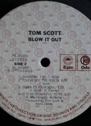 Tom Scott : Blow It Out (LP, Album)