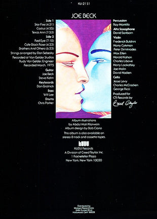 Joe Beck : Beck (LP, Album)