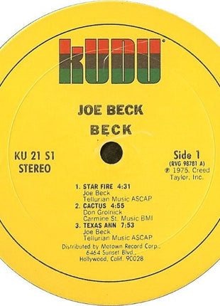 Joe Beck : Beck (LP, Album)