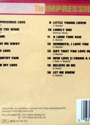 The Impressions : For Your Precious Love (CD, Comp, RE)