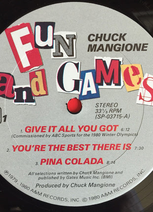 Chuck Mangione : Fun And Games (LP, Album, San)