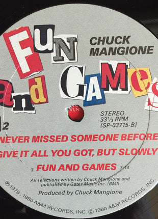 Chuck Mangione : Fun And Games (LP, Album, San)