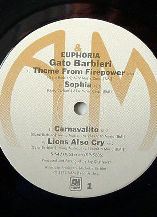 Gato Barbieri : Euphoria (LP, Album, Ind)