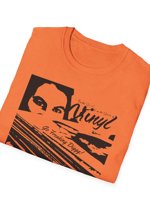 Go Freaking Diggg! T-Shirt | Retro Music Graphics, Monochrome Art