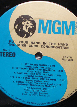 Mike Curb Congregation : Put Your Hand In The Hand (LP, Album)