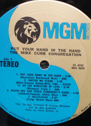 Mike Curb Congregation : Put Your Hand In The Hand (LP, Album)
