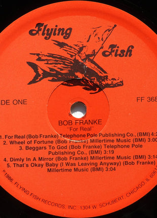 Bob Franke : For Real (LP)
