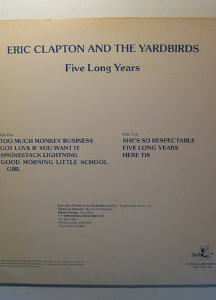Eric Clapton & The Yardbirds : Five Long Years (LP, Comp)