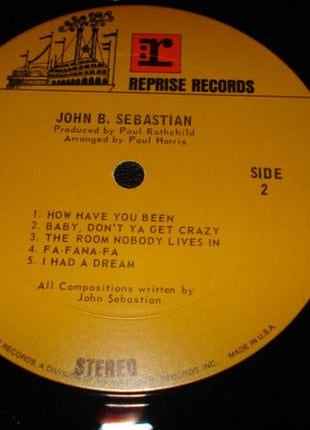 John Sebastian : John B. Sebastian (LP, Album, Gat)