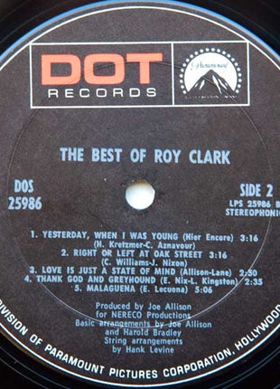 Roy Clark : The Best Of Roy Clark (LP, Comp, Ter)