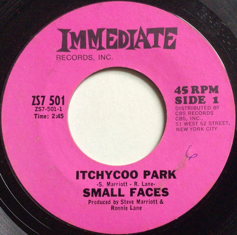 Small Faces : Itchycoo Park (7", Single, Pit)