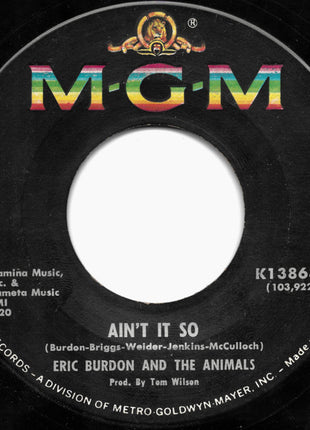 Eric Burdon & The Animals : Monterey (7", Single)