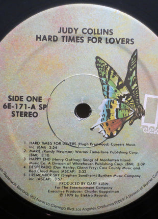 Judy Collins : Hard Times For Lovers (LP, Album, SP )