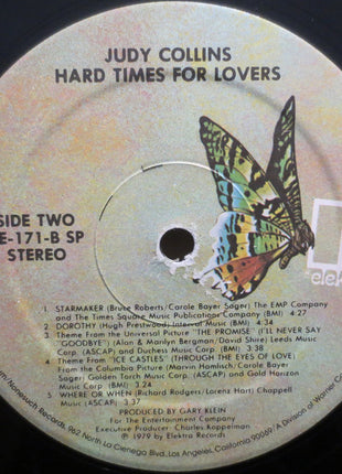 Judy Collins : Hard Times For Lovers (LP, Album, SP )