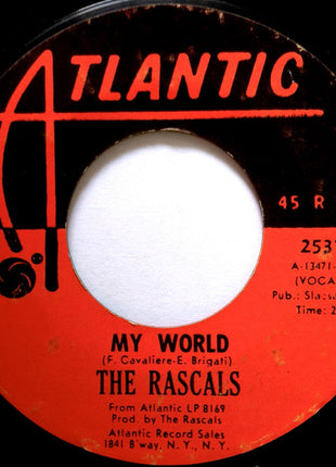 The Rascals : People Got To Be Free / My World (7", Single, BW )
