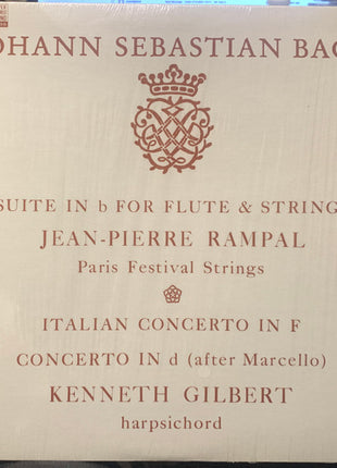 Paris Festival Strings, Jean-Pierre Rampal, Kenneth Gilbert : J.S.Bach - Suite in B minor , Italian Concerto in F (LP, Album)