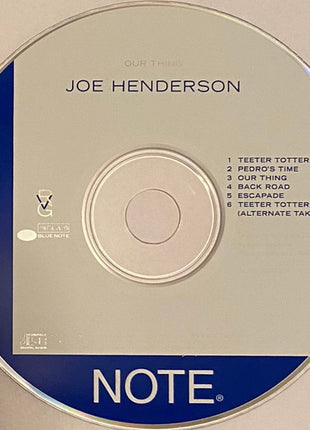 Joe Henderson : Our Thing (CD, Album, RE, RM)