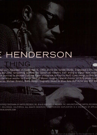 Joe Henderson : Our Thing (CD, Album, RE, RM)