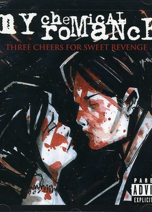 the album cover for My Chemical Romance - Three Cheers for Sweet Revenge