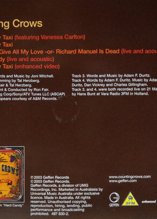Counting Crows Featuring Vanessa Carlton : Big Yellow Taxi (CD, Maxi, Enh)
