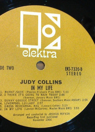 Judy Collins : In My Life (LP, Album, Pit)