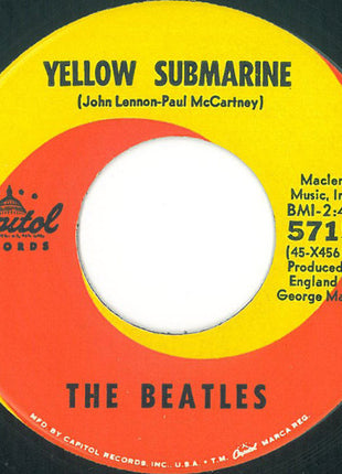 The Beatles : Yellow Submarine / Eleanor Rigby (7", Single, Scr)