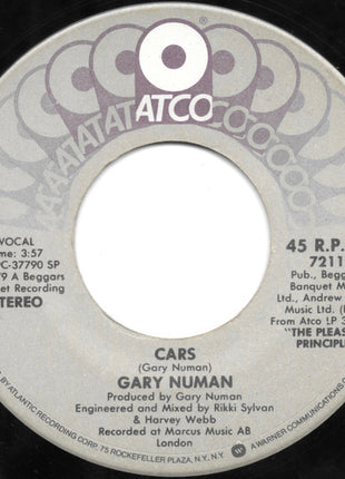 Gary Numan : Cars (7", Single, Spe)