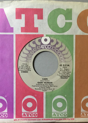 Gary Numan : Cars (7", Single, Spe)