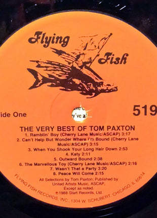 Tom Paxton : The Very Best Of Tom Paxton (LP)