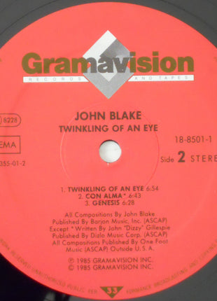 John Blake : Twinkling Of An Eye (LP, Album)