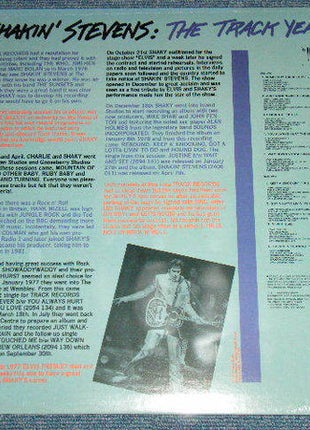 Shakin' Stevens : The Track Years! (LP, Comp, Blu)