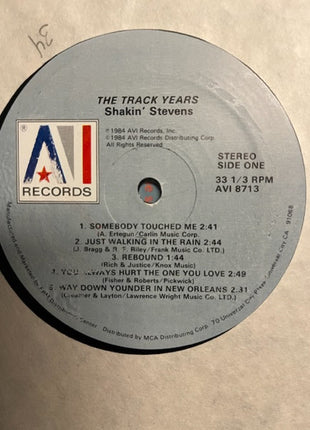 Shakin' Stevens : The Track Years! (LP, Comp, Blu)