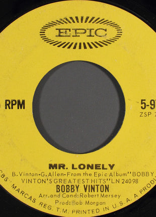 Bobby Vinton : Mr. Lonely / It's Better To Have Loved (7", Single)