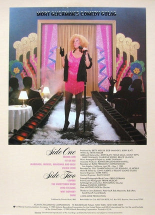 Bette Midler : Mud Will Be Flung Tonight! (LP, Album, SP )