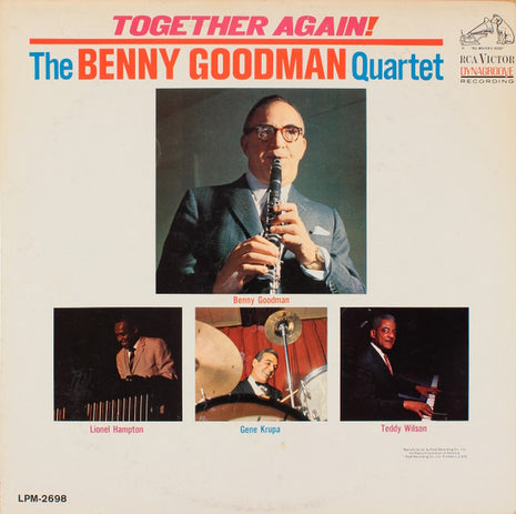 The Benny Goodman Quartet : Together Again! (LP, Album, Mono)
