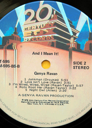Genya Ravan : ...And I Mean It! (LP, Album)