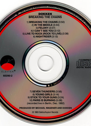 Dokken : Breaking The Chains (CD, Album, RP)