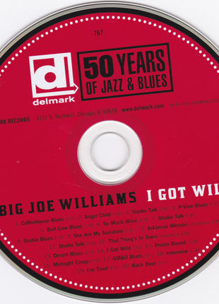 Big Joe Williams : I Got Wild (CD, Album, Comp)