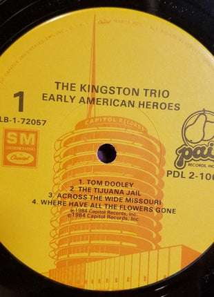 Kingston Trio : Early American Heroes (2xLP, Comp)