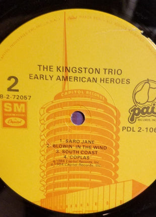 Kingston Trio : Early American Heroes (2xLP, Comp)