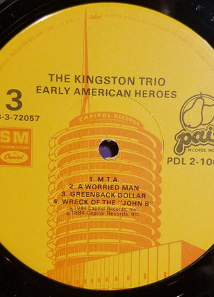 Kingston Trio : Early American Heroes (2xLP, Comp)